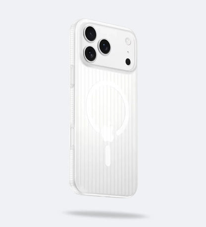 Corrugated Hybrid MagSafe Case Cover for iPhone - White