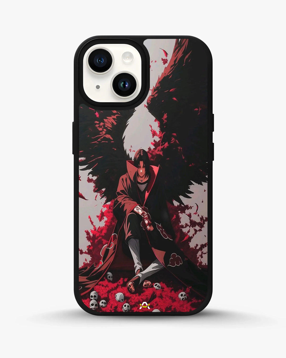 Anime Dark Warrior Phone Case - Dark Red & Black Print for iPhone, Samsung, Pixel, OnePlus & Vivo