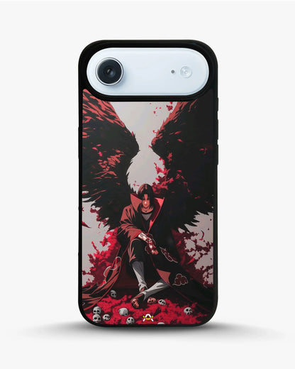 Anime Dark Warrior Phone Case - Dark Red & Black Print for iPhone, Samsung, Pixel, OnePlus & Vivo