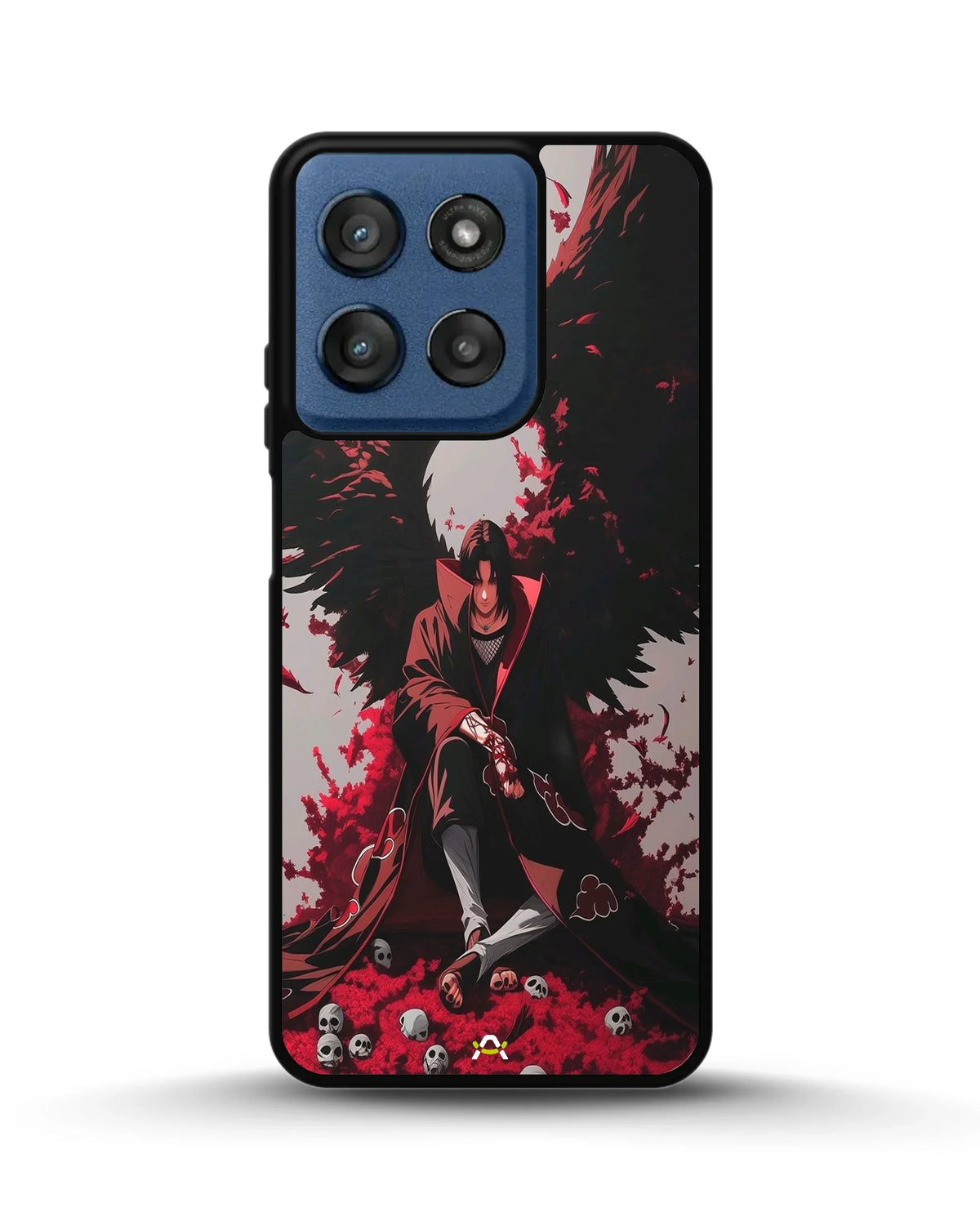 Anime Dark Warrior Phone Case - Dark Red & Black Print for iPhone, Samsung, Pixel, OnePlus & Vivo