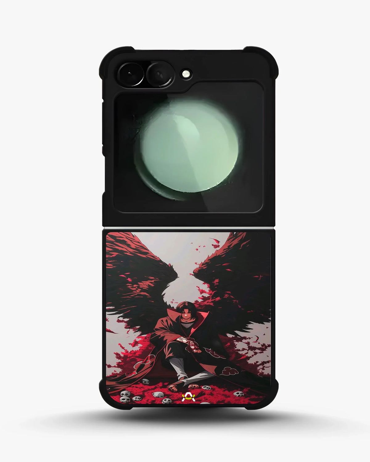 Anime Dark Warrior Phone Case - Dark Red & Black Print for iPhone, Samsung, Pixel, OnePlus & Vivo