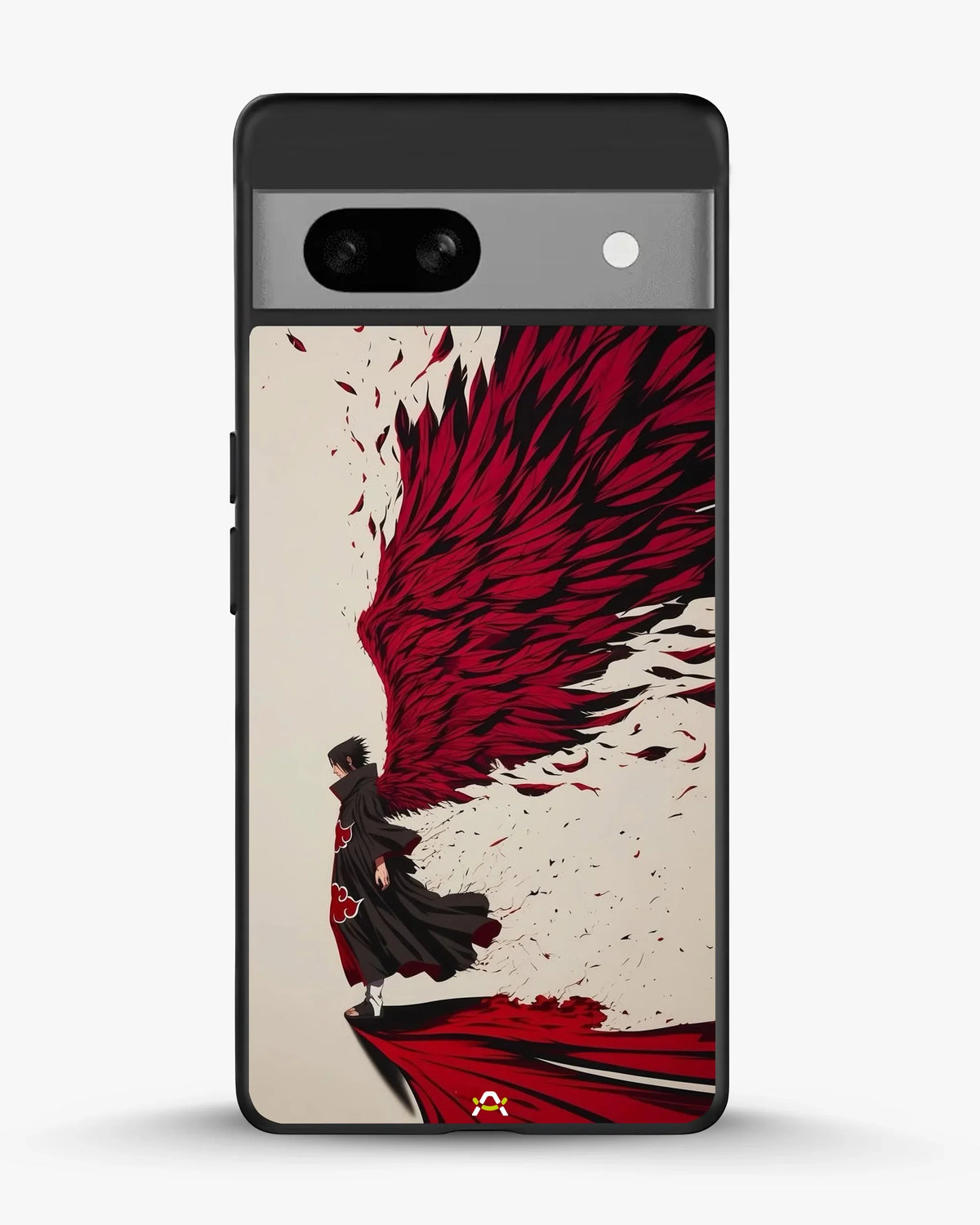 Anime Hero Phone Case - Bold Red & Black Character Print for iPhone, Samsung, Pixel, OnePlus & Vivo
