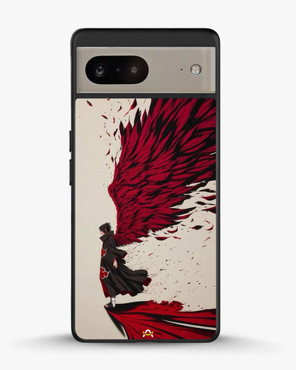 Anime Hero Phone Case - Bold Red & Black Character Print for iPhone, Samsung, Pixel, OnePlus & Vivo