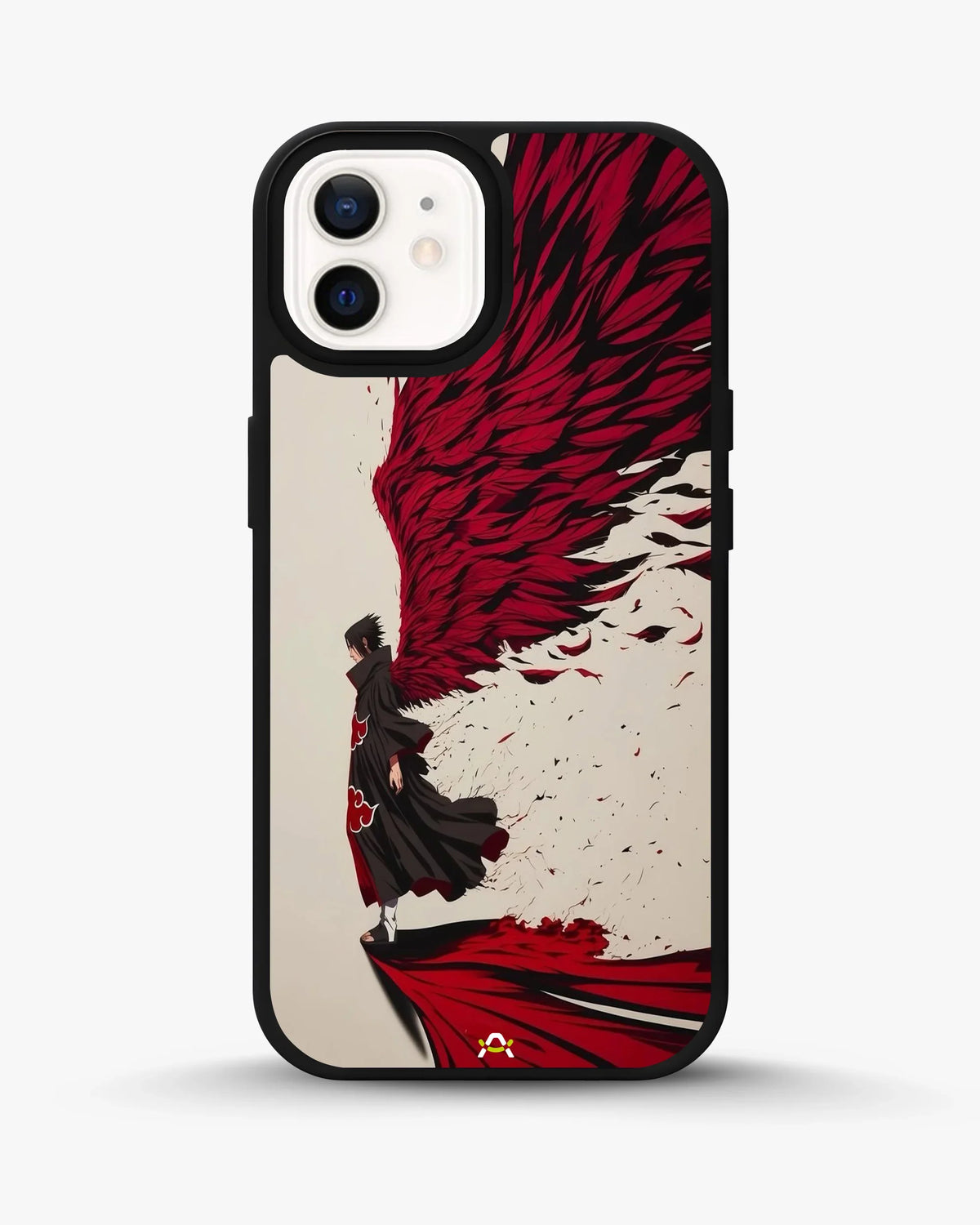 Anime Hero Phone Case - Bold Red & Black Character Print for iPhone, Samsung, Pixel, OnePlus & Vivo