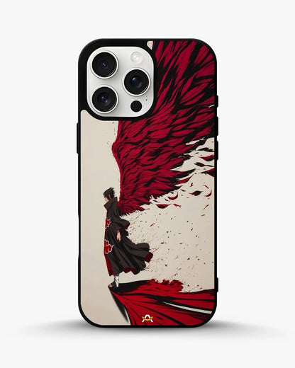 Anime Hero Phone Case - Bold Red & Black Character Print for iPhone, Samsung, Pixel, OnePlus & Vivo