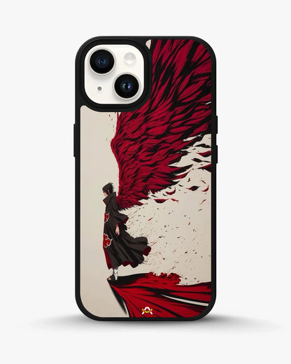 Anime Hero Phone Case - Bold Red & Black Character Print for iPhone, Samsung, Pixel, OnePlus & Vivo