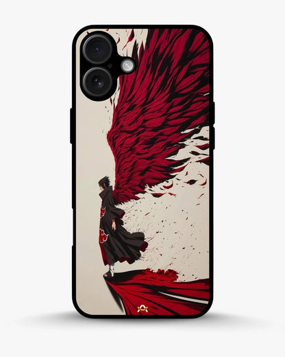 Anime Hero Phone Case - Bold Red & Black Character Print for iPhone, Samsung, Pixel, OnePlus & Vivo