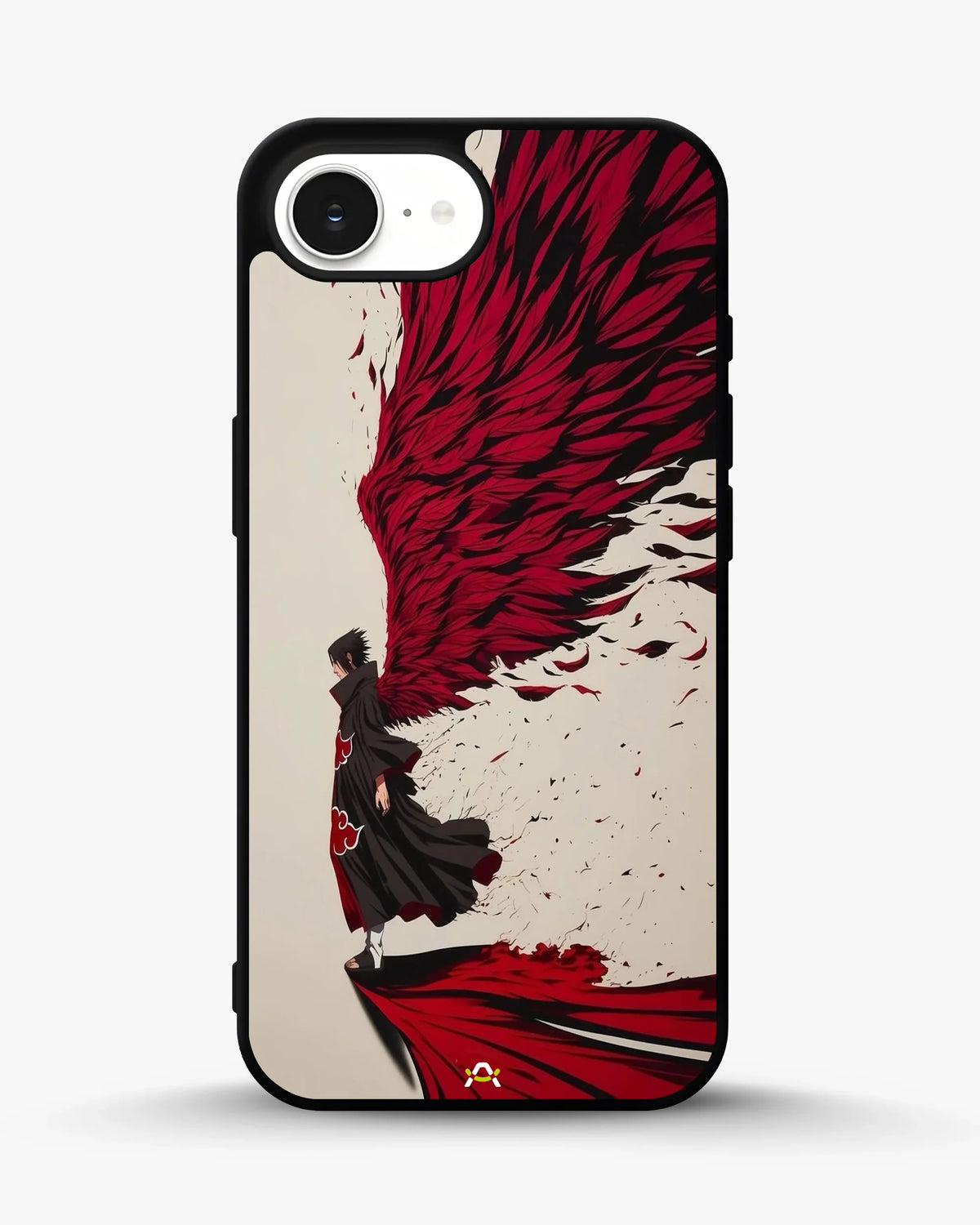 Anime Hero Phone Case - Bold Red & Black Character Print for iPhone, Samsung, Pixel, OnePlus & Vivo