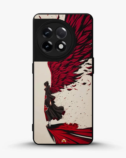 Anime Hero Phone Case - Bold Red & Black Character Print for iPhone, Samsung, Pixel, OnePlus & Vivo