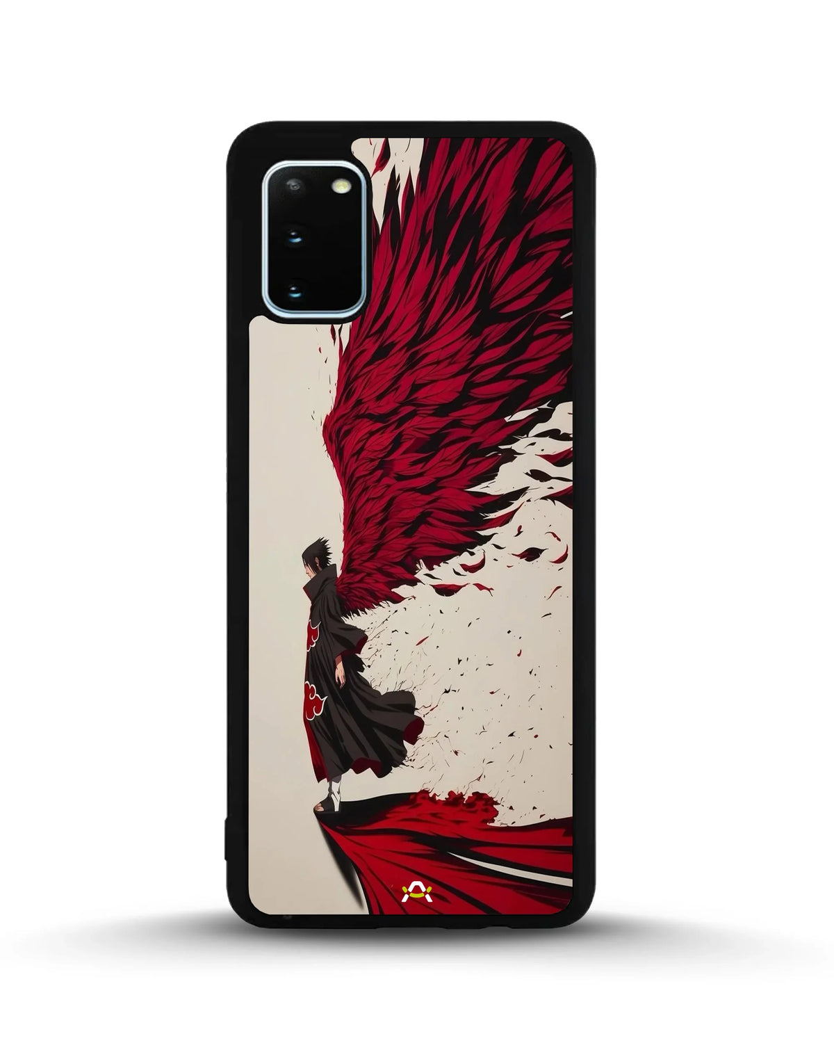 Anime Hero Phone Case - Bold Red & Black Character Print for iPhone, Samsung, Pixel, OnePlus & Vivo