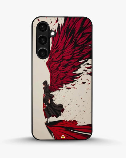 Anime Hero Phone Case - Bold Red & Black Character Print for iPhone, Samsung, Pixel, OnePlus & Vivo