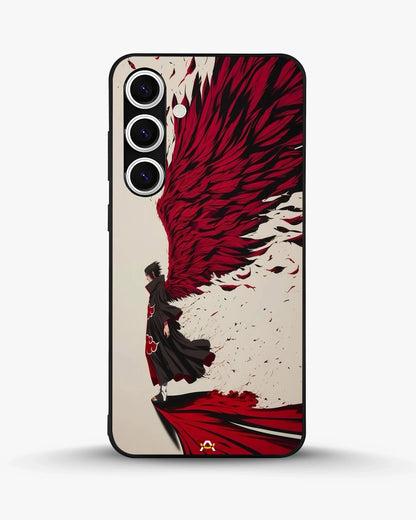 Anime Hero Phone Case - Bold Red & Black Character Print for iPhone, Samsung, Pixel, OnePlus & Vivo