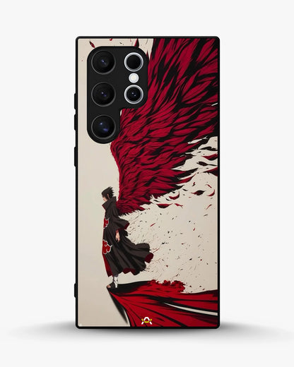 Anime Hero Phone Case - Bold Red & Black Character Print for iPhone, Samsung, Pixel, OnePlus & Vivo
