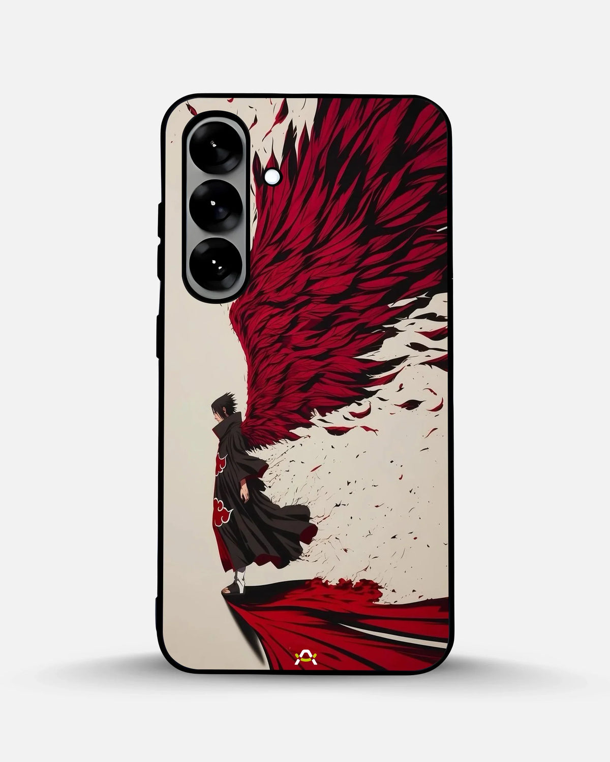 Anime Hero Phone Case - Bold Red & Black Character Print for iPhone, Samsung, Pixel, OnePlus & Vivo