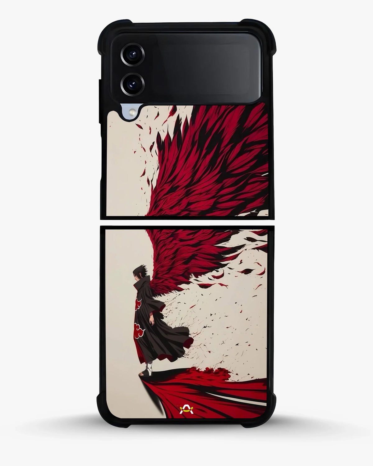 Anime Hero Phone Case - Bold Red & Black Character Print for iPhone, Samsung, Pixel, OnePlus & Vivo