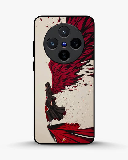 Anime Hero Phone Case - Bold Red & Black Character Print for iPhone, Samsung, Pixel, OnePlus & Vivo