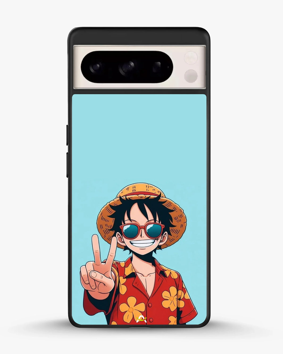 Anime Pirate Captain Phone Case - Red & Yellow Adventure Print for iPhone, Samsung, Pixel, OnePlus & Vivo