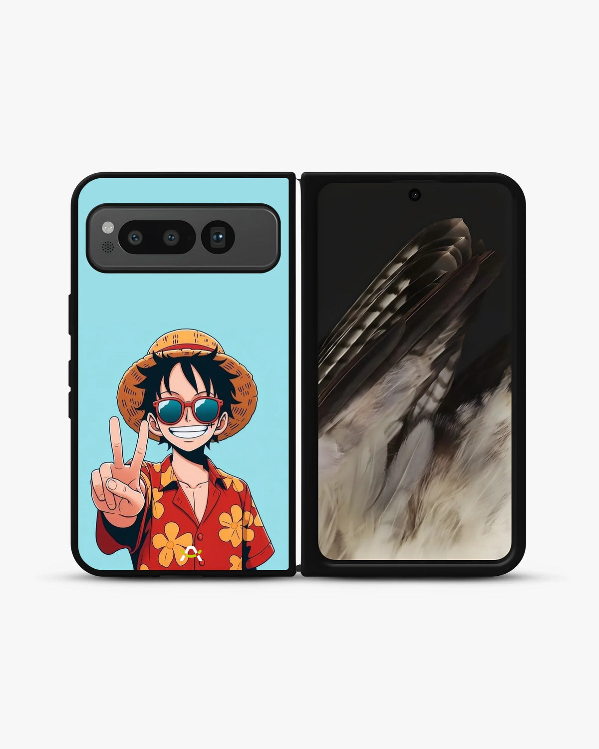 Anime Pirate Captain Phone Case - Red & Yellow Adventure Print for iPhone, Samsung, Pixel, OnePlus & Vivo