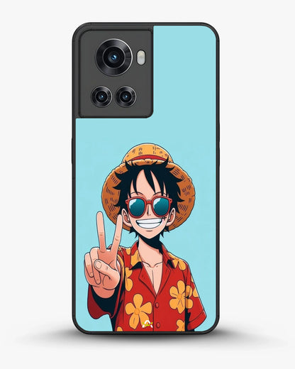 Anime Pirate Captain Phone Case - Red & Yellow Adventure Print for iPhone, Samsung, Pixel, OnePlus & Vivo