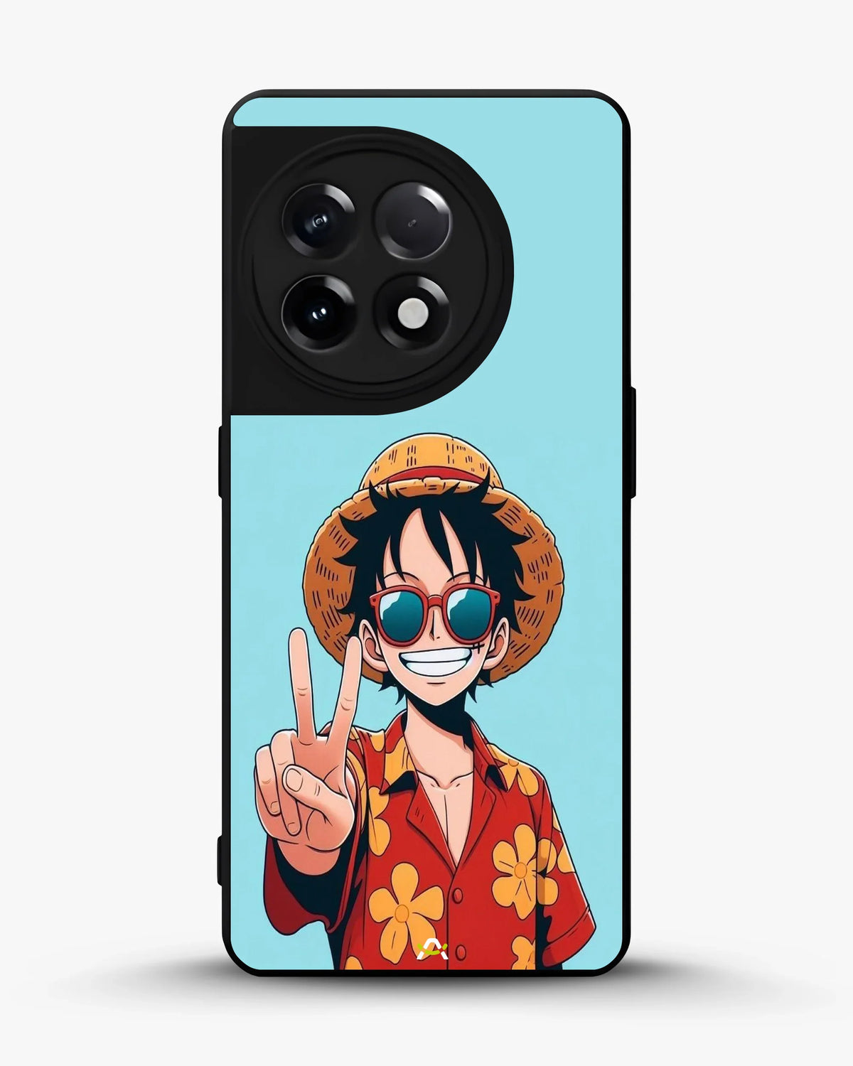 Anime Pirate Captain Phone Case - Red & Yellow Adventure Print for iPhone, Samsung, Pixel, OnePlus & Vivo