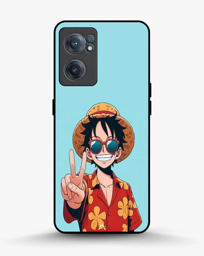 Anime Pirate Captain Phone Case - Red & Yellow Adventure Print for iPhone, Samsung, Pixel, OnePlus & Vivo