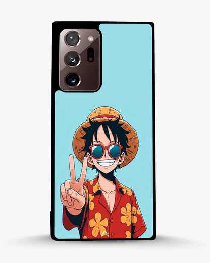Anime Pirate Captain Phone Case - Red & Yellow Adventure Print for iPhone, Samsung, Pixel, OnePlus & Vivo