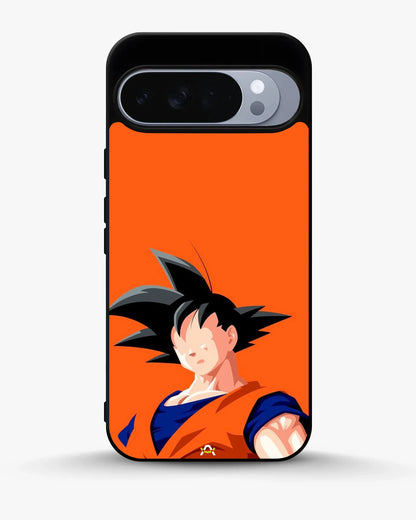 Anime Super Warrior Phone Case - Orange & Navy Fighter Print for iPhone, Samsung, Pixel, OnePlus & Vivo