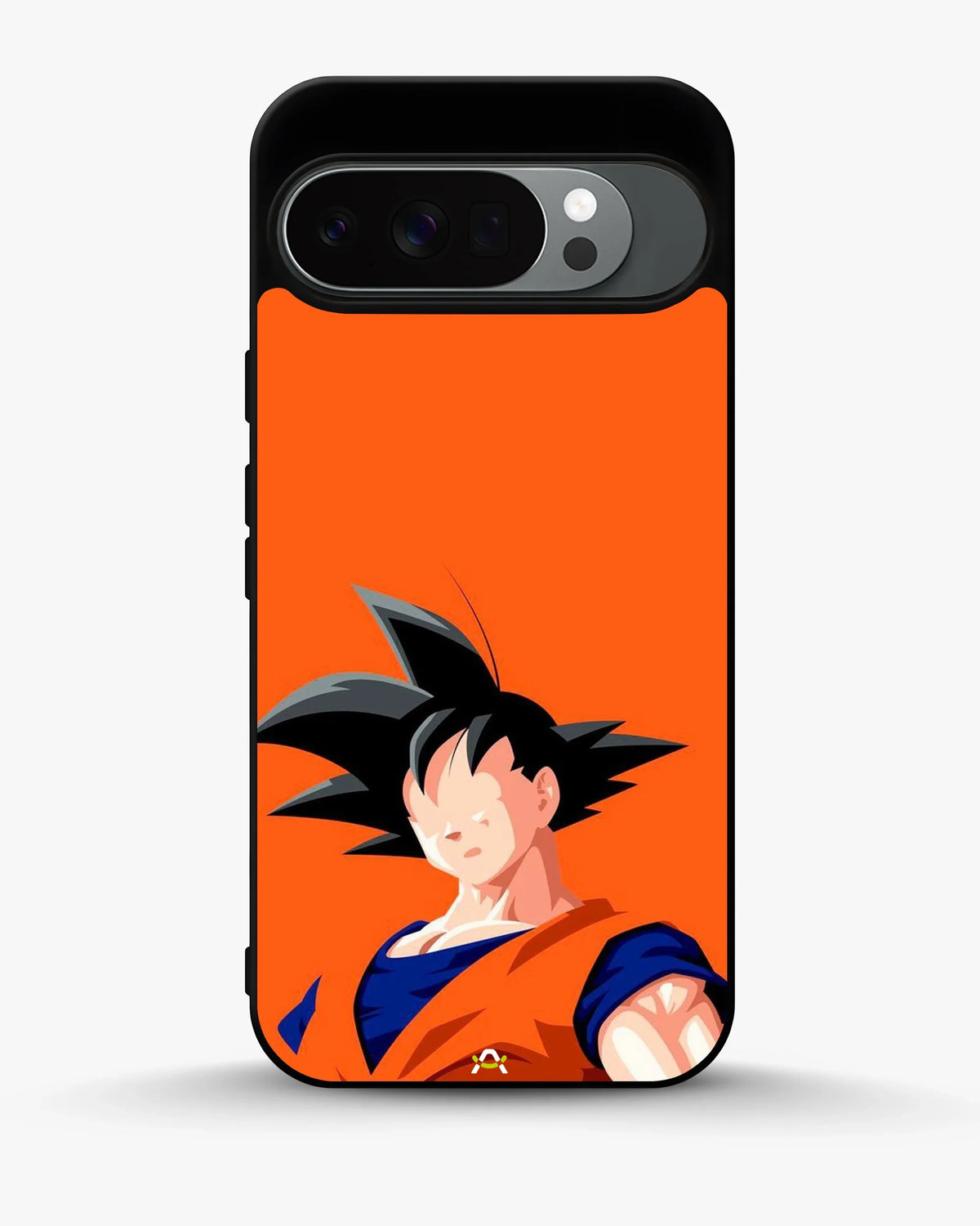 Anime Super Warrior Phone Case - Orange & Navy Fighter Print for iPhone, Samsung, Pixel, OnePlus & Vivo
