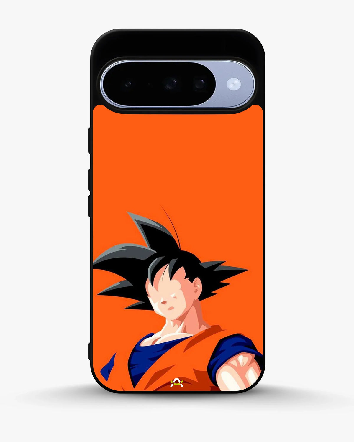 Anime Super Warrior Phone Case - Orange & Navy Fighter Print for iPhone, Samsung, Pixel, OnePlus & Vivo