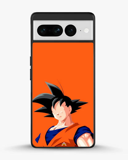 Anime Super Warrior Phone Case - Orange & Navy Fighter Print for iPhone, Samsung, Pixel, OnePlus & Vivo