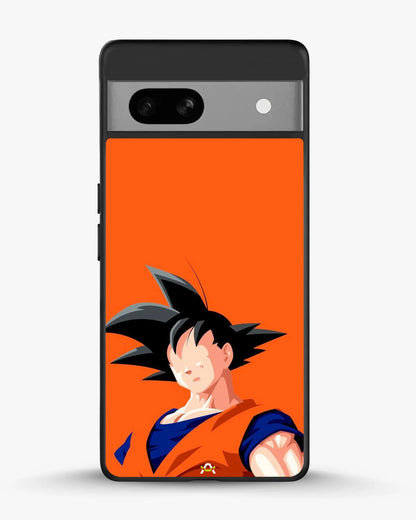 Anime Super Warrior Phone Case - Orange & Navy Fighter Print for iPhone, Samsung, Pixel, OnePlus & Vivo