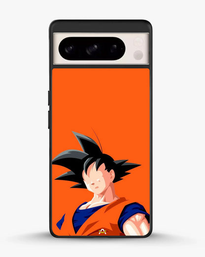 Anime Super Warrior Phone Case - Orange & Navy Fighter Print for iPhone, Samsung, Pixel, OnePlus & Vivo
