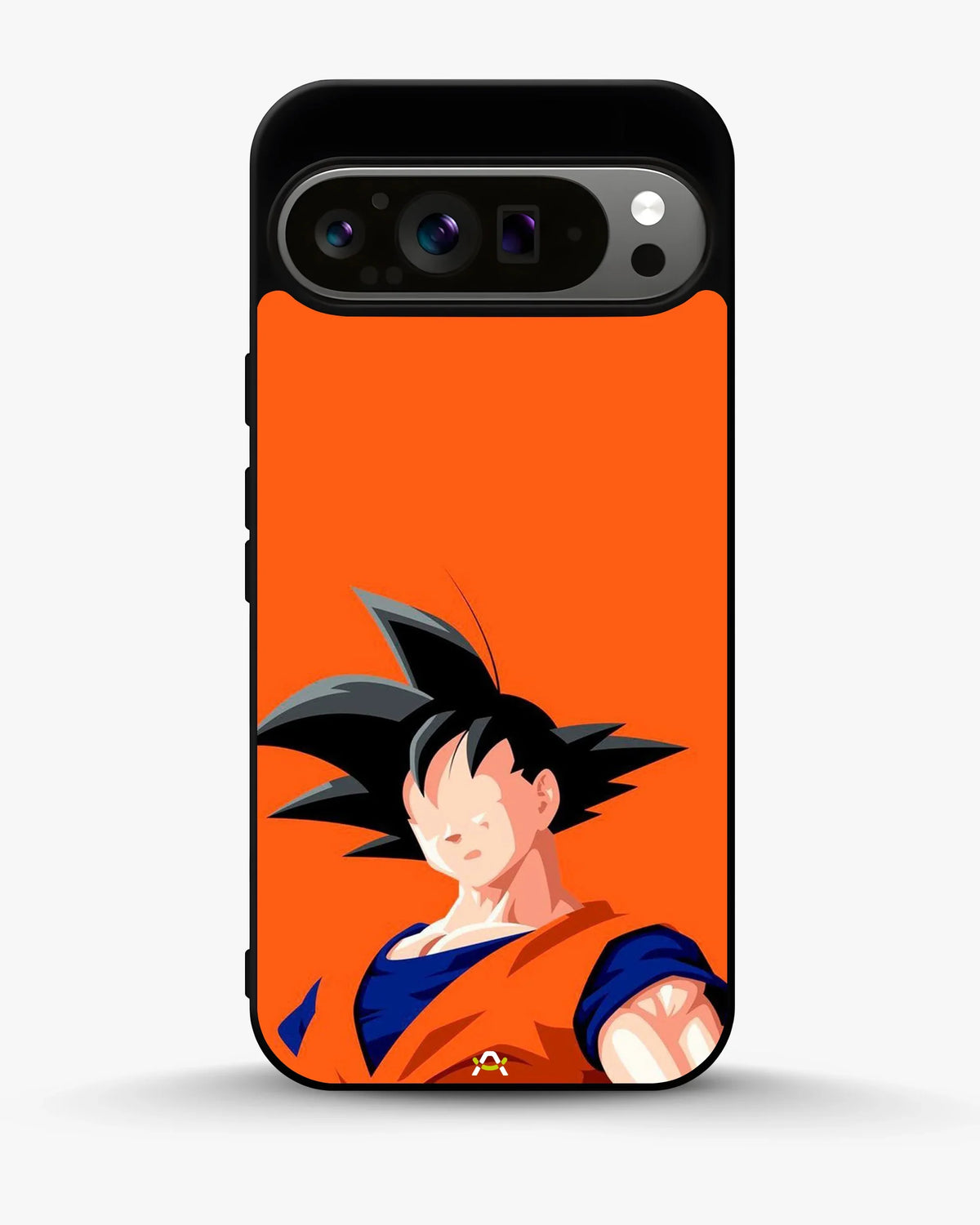 Anime Super Warrior Phone Case - Orange & Navy Fighter Print for iPhone, Samsung, Pixel, OnePlus & Vivo