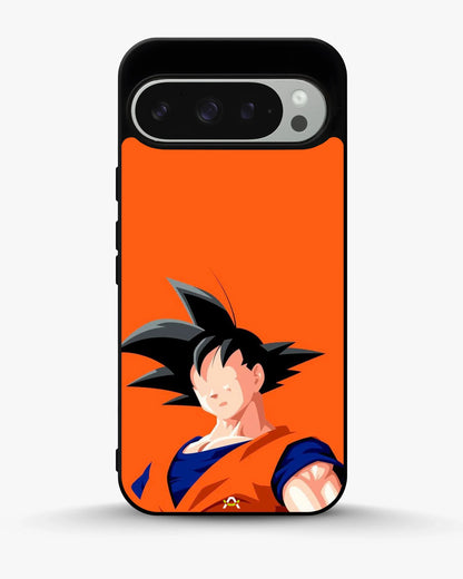 Anime Super Warrior Phone Case - Orange & Navy Fighter Print for iPhone, Samsung, Pixel, OnePlus & Vivo