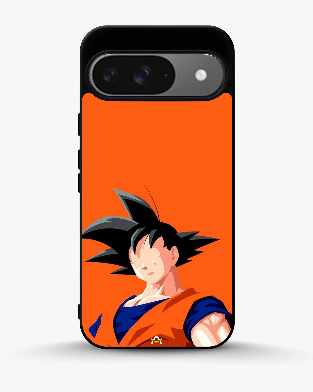 Anime Super Warrior Phone Case - Orange & Navy Fighter Print for iPhone, Samsung, Pixel, OnePlus & Vivo