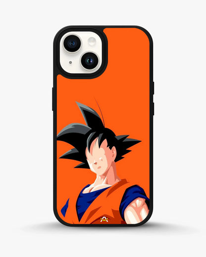 Anime Super Warrior Phone Case - Orange & Navy Fighter Print for iPhone, Samsung, Pixel, OnePlus & Vivo
