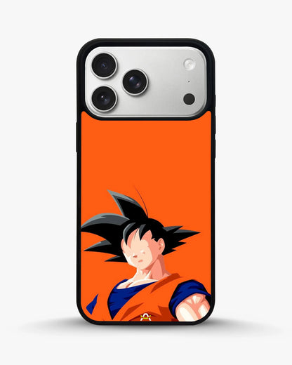 Anime Super Warrior Phone Case - Orange & Navy Fighter Print for iPhone, Samsung, Pixel, OnePlus & Vivo