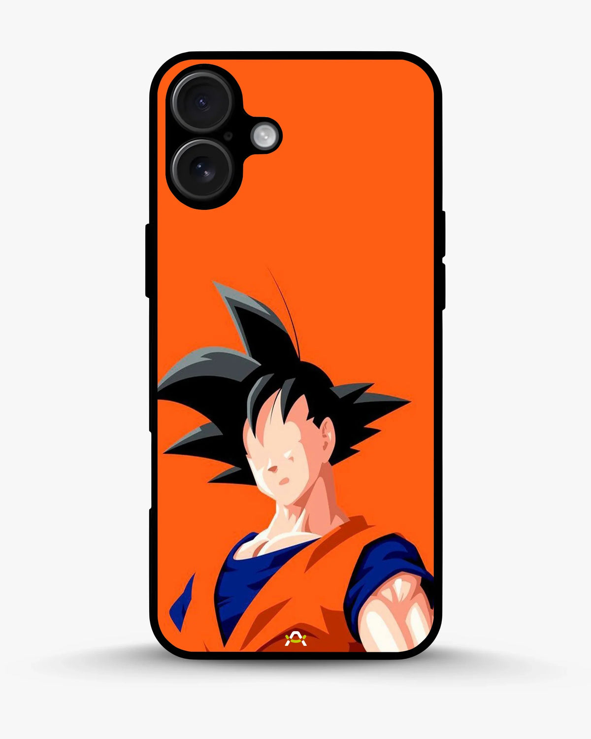 Anime Super Warrior Phone Case - Orange & Navy Fighter Print for iPhone, Samsung, Pixel, OnePlus & Vivo