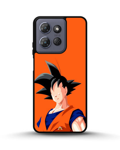Anime Super Warrior Phone Case - Orange & Navy Fighter Print for iPhone, Samsung, Pixel, OnePlus & Vivo