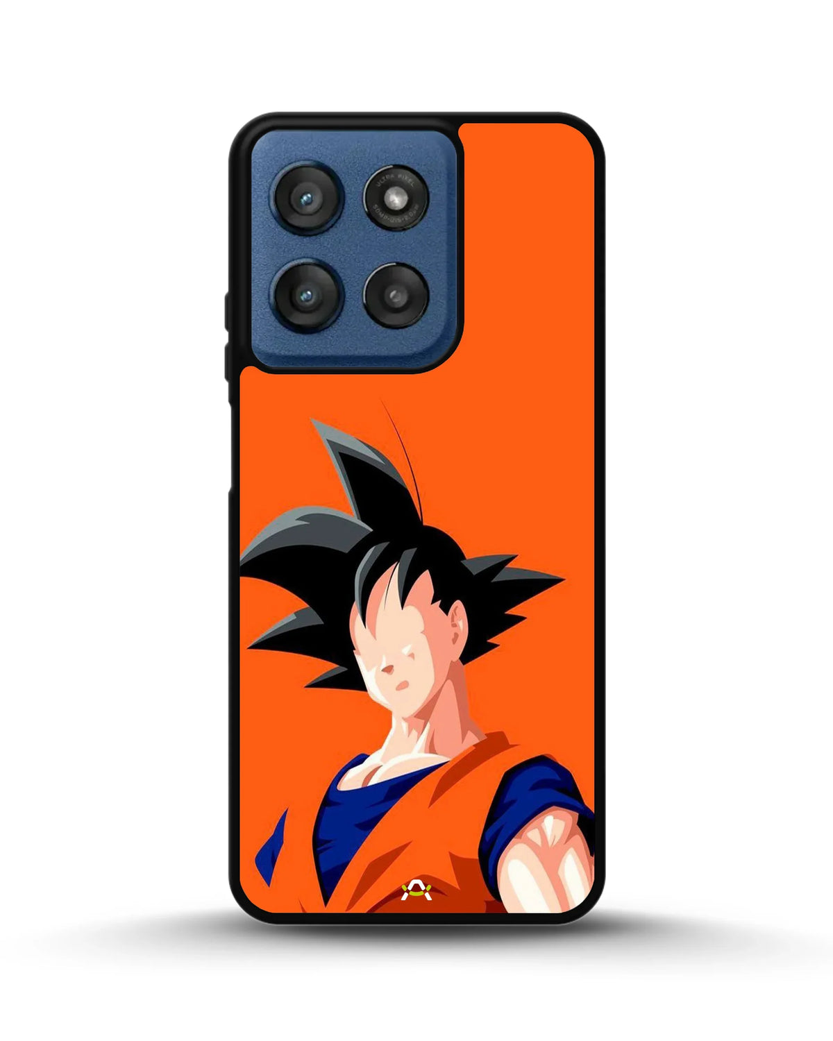 Anime Super Warrior Phone Case - Orange & Navy Fighter Print for iPhone, Samsung, Pixel, OnePlus & Vivo