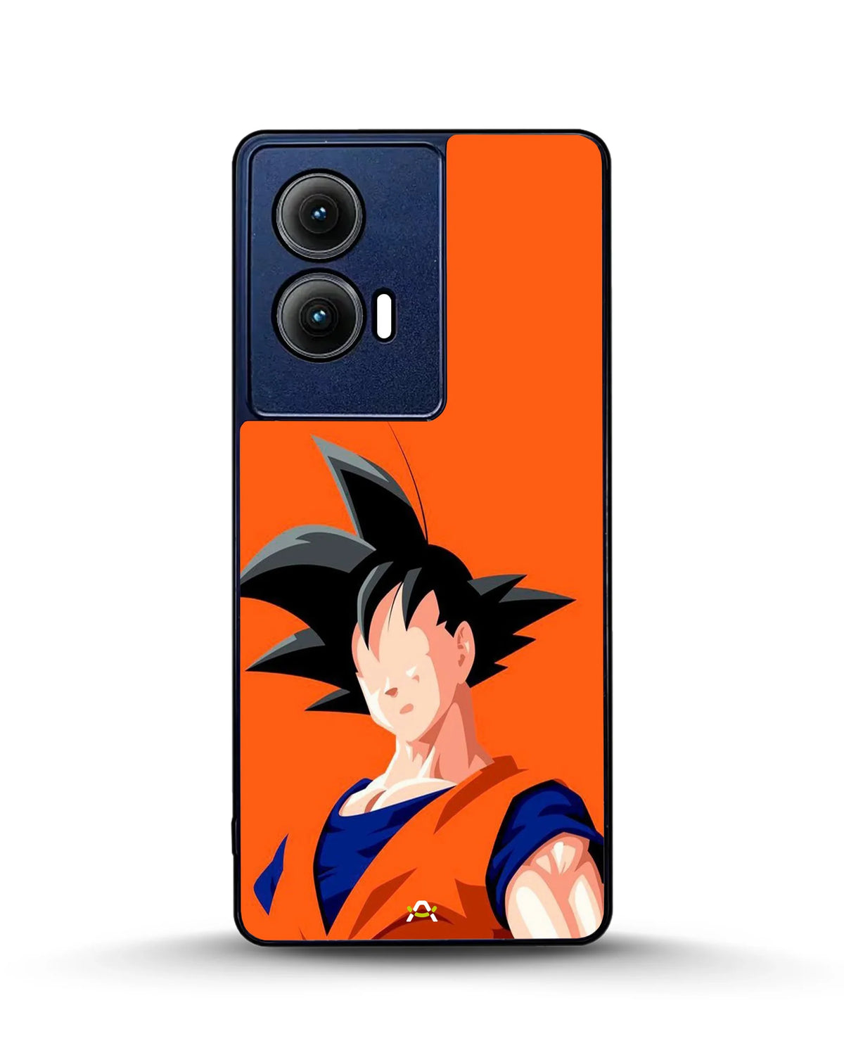 Anime Super Warrior Phone Case - Orange & Navy Fighter Print for iPhone, Samsung, Pixel, OnePlus & Vivo