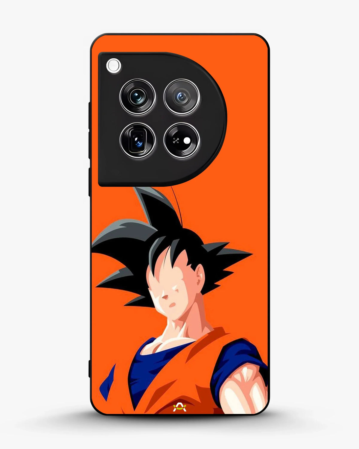 Anime Super Warrior Phone Case - Orange & Navy Fighter Print for iPhone, Samsung, Pixel, OnePlus & Vivo
