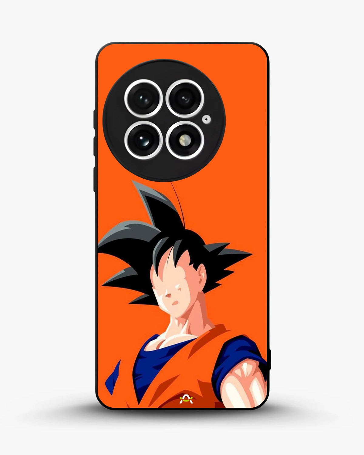 Anime Super Warrior Phone Case - Orange & Navy Fighter Print for iPhone, Samsung, Pixel, OnePlus & Vivo