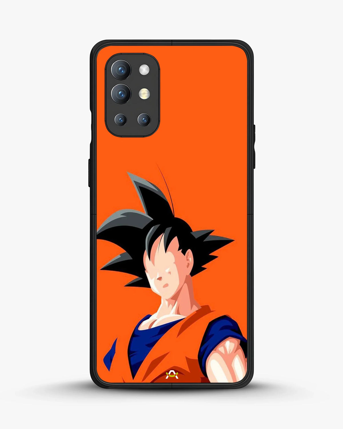 Anime Super Warrior Phone Case - Orange & Navy Fighter Print for iPhone, Samsung, Pixel, OnePlus & Vivo