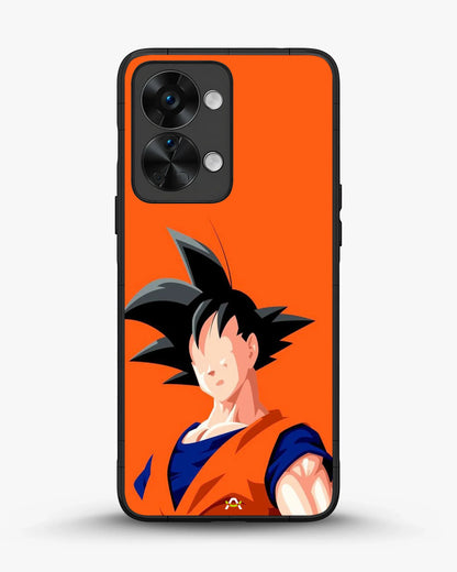 Anime Super Warrior Phone Case - Orange & Navy Fighter Print for iPhone, Samsung, Pixel, OnePlus & Vivo