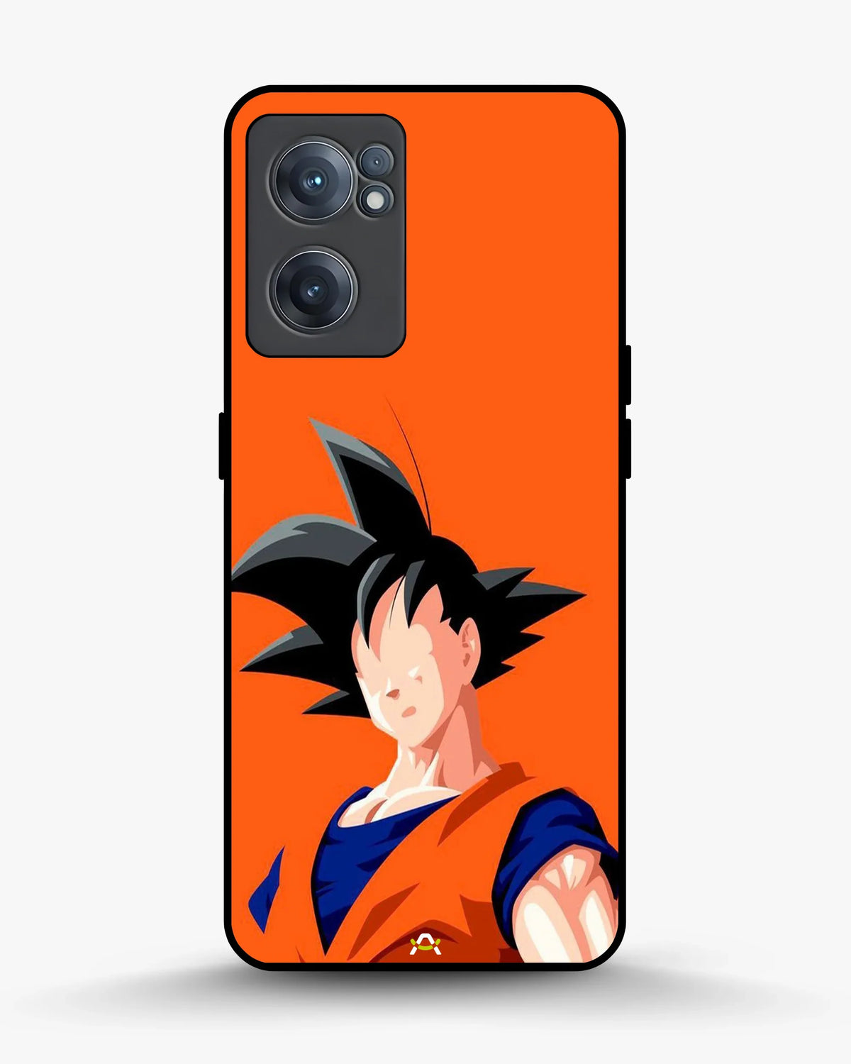 Anime Super Warrior Phone Case - Orange & Navy Fighter Print for iPhone, Samsung, Pixel, OnePlus & Vivo