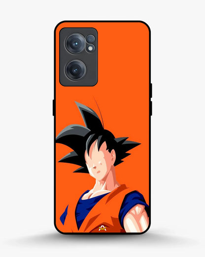 Anime Super Warrior Phone Case - Orange & Navy Fighter Print for iPhone, Samsung, Pixel, OnePlus & Vivo