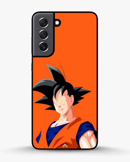 Anime Super Warrior Phone Case - Orange & Navy Fighter Print for iPhone, Samsung, Pixel, OnePlus & Vivo