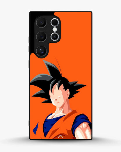 Anime Super Warrior Phone Case - Orange & Navy Fighter Print for iPhone, Samsung, Pixel, OnePlus & Vivo