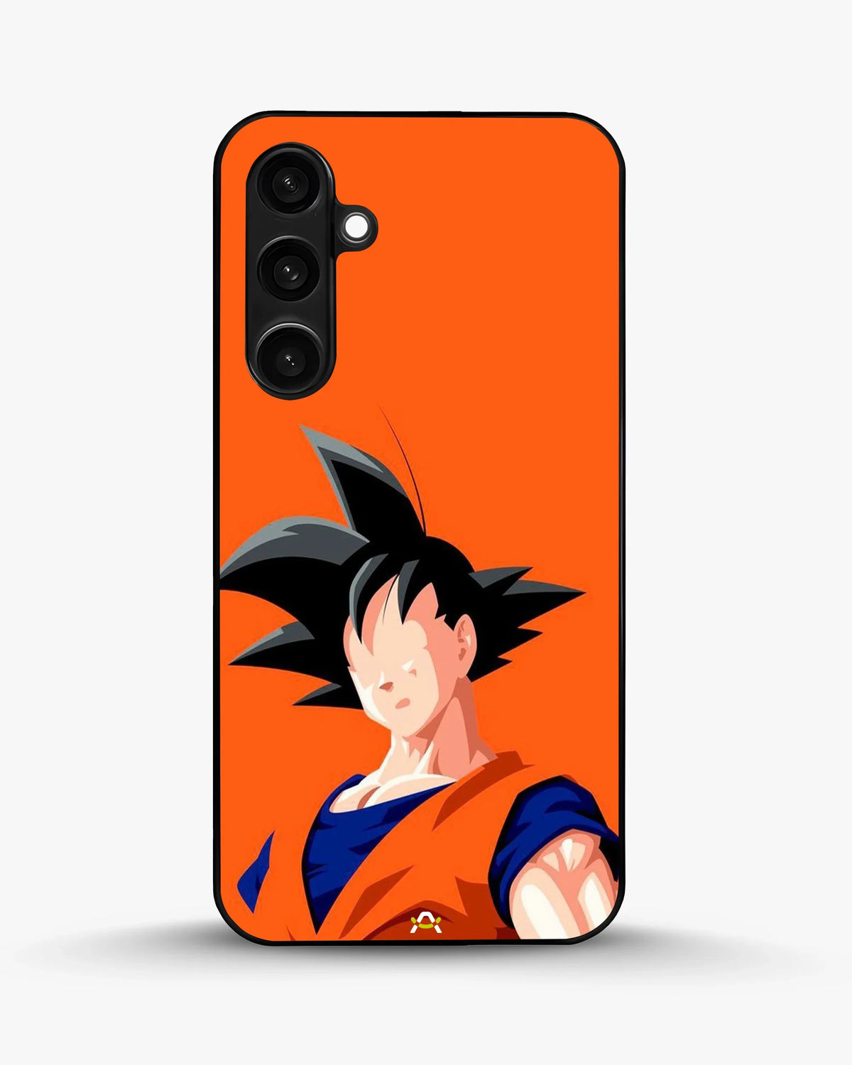 Anime Super Warrior Phone Case - Orange & Navy Fighter Print for iPhone, Samsung, Pixel, OnePlus & Vivo
